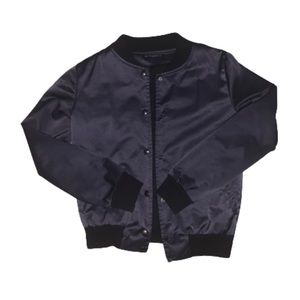 Brandy Melville Black Bomber Jacket